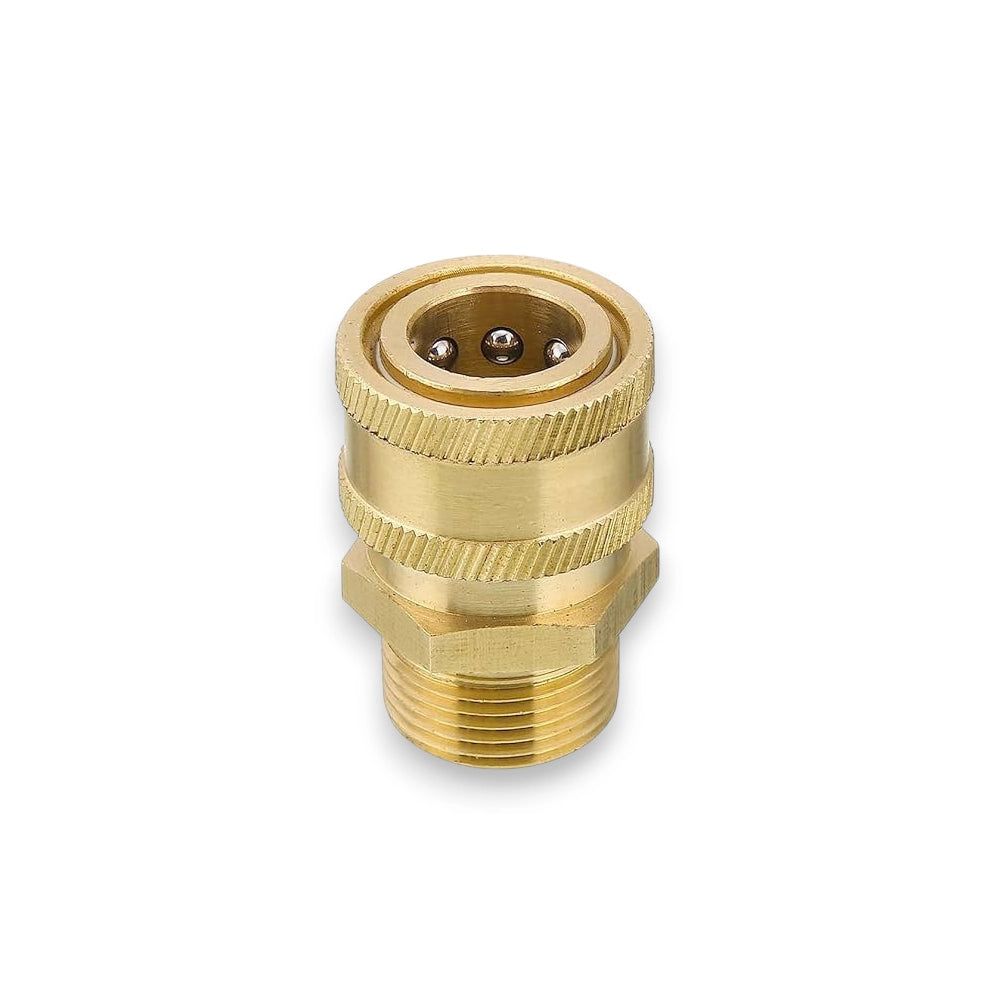 TURFPRO Adapter M22x1,5 Außengewinde auf QC 1/4 Schnellkupplung Innen