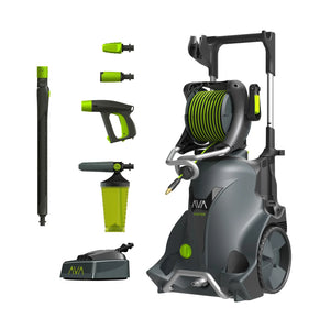 AVA Master P80 Hochdruckreiniger, 600 l/h, 160 bar, 2800 W, mit 8-teiligem Zubehör, leistungsstark und robust