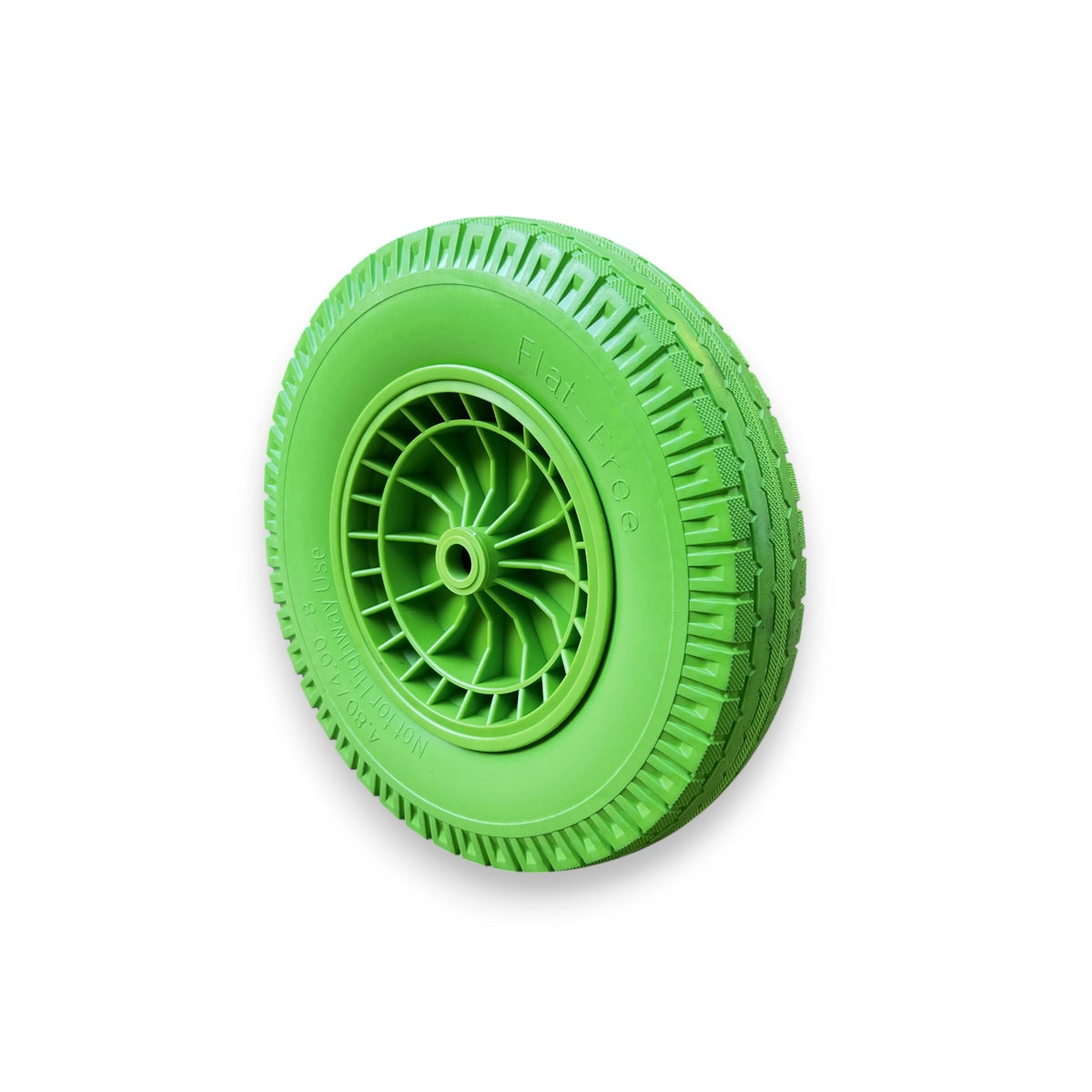 TURFPRO Gartengeräte Schubkarre, 100 l Volumen, 250 kg Tragfähigkeit, limettengrünes Gestell, für nachhaltigen Transport