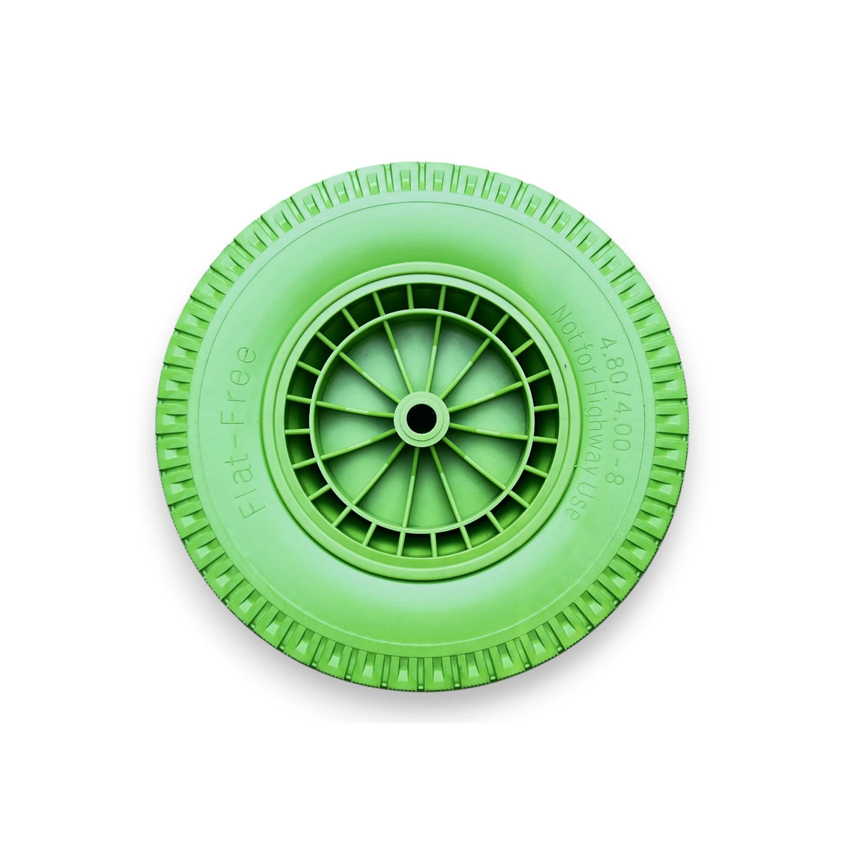 TURFPRO Gartengeräte Schubkarre in Limettengrün, 100 l, 250 kg, ideal für nachhaltigen Garten-Transport