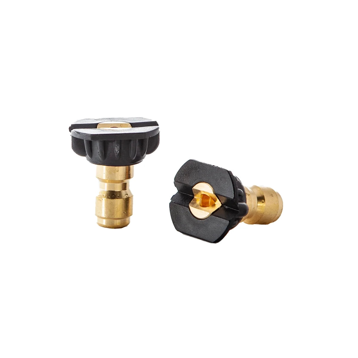 TURFPRO Hochdruckreiniger Düsen Set mit Punkt-, Flachstrahl- und Schaumdüse, 1/4 Zoll Schnellkupplung, schwarz
