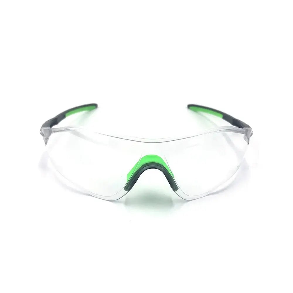 TURFPRO Arbeits- und Schutzbrille aus persönlicher Schutzausrüstung, klare Brille mit schwarzem Rahmen und seitlichem Schutz